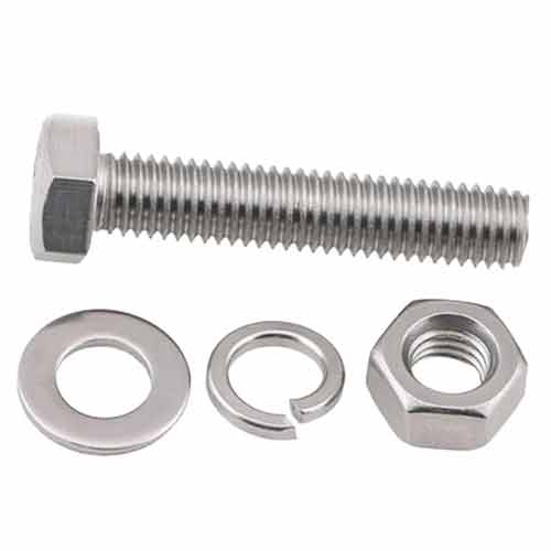 Stainless Steel DIN 931 DIN933 304 316 316L 1/6 Hexagon Head Bolts Ss Bolts Nuts Hex Bolt